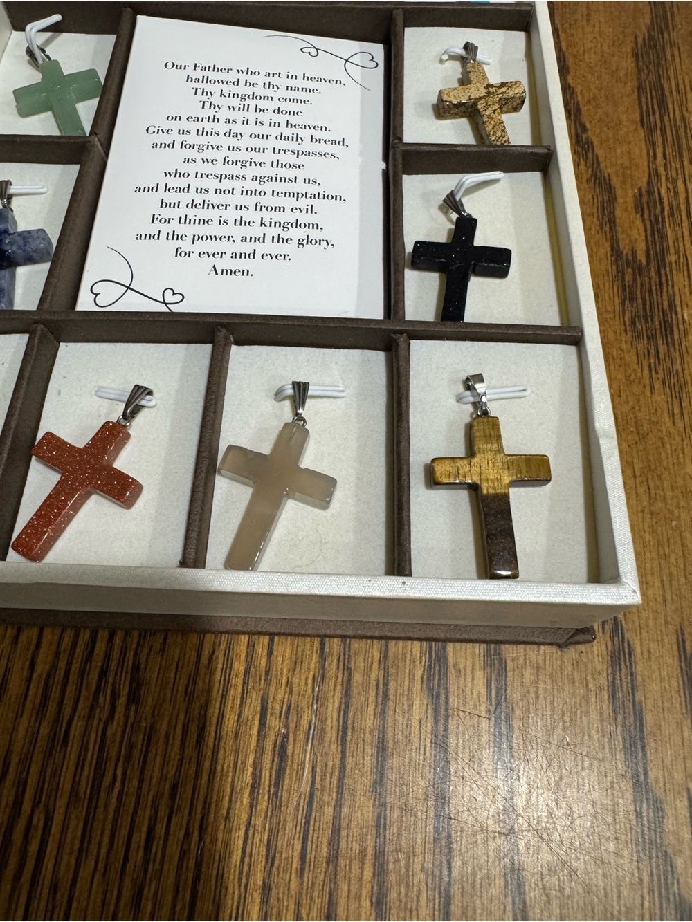 Assorted Multi-Color Cross Pendant Set Necklace Collection - Picture 4 of 14